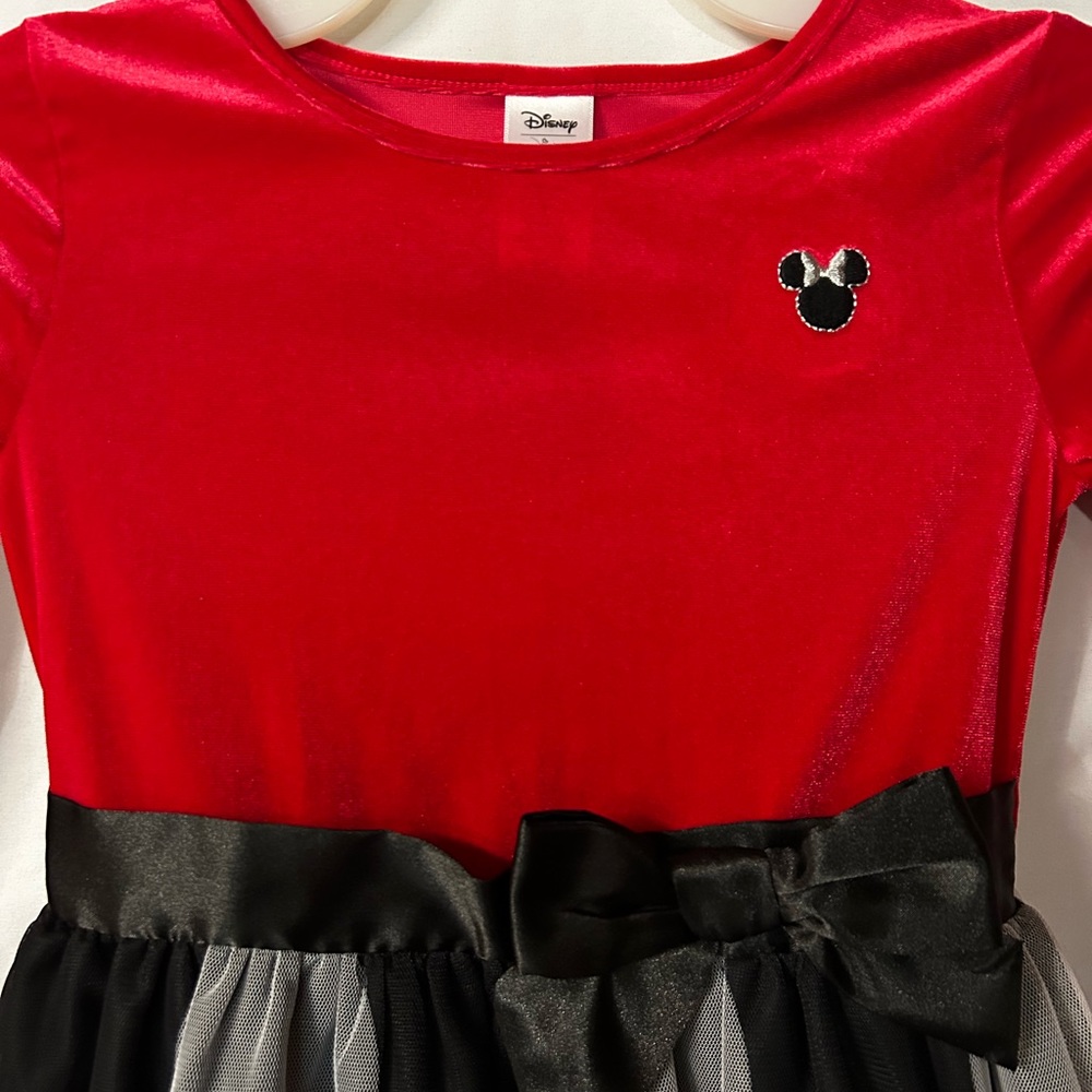 NWOT Disney Red & Black  Tutu Dress - 6X - Perfect for the Holiday Season - Picture 3 of 6
